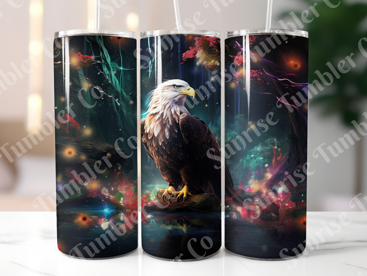 Eagle Variety - 20oz and 30oz Tumblers (Glow In The Dark Green And Blue Available)