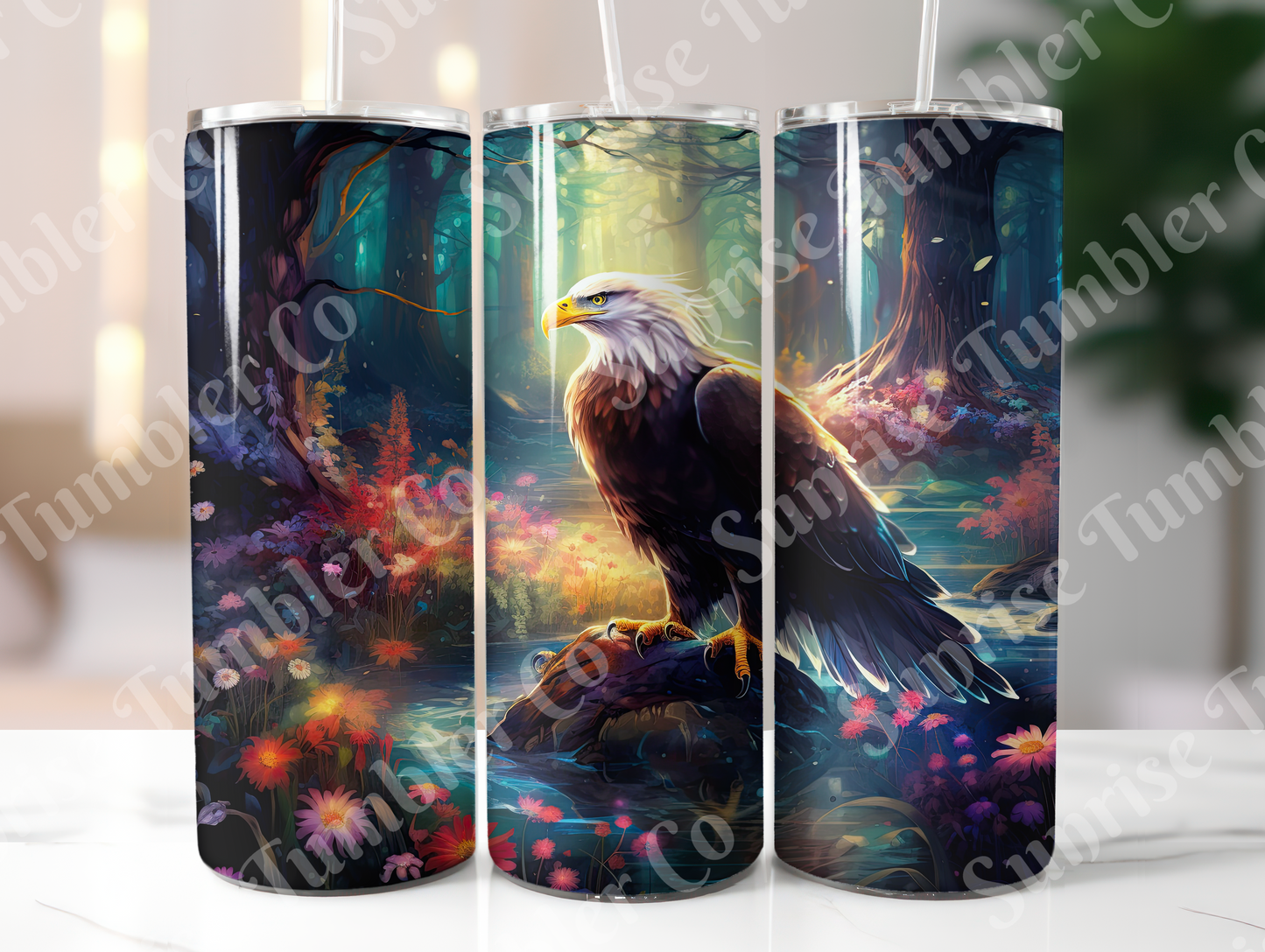 Eagle Variety - 20oz and 30oz Tumblers (Glow In The Dark Green And Blue Available)