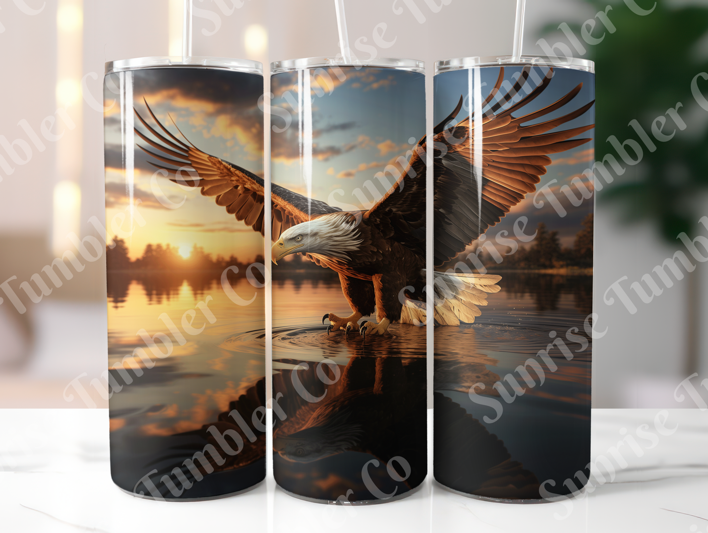 Eagle Variety - 20oz and 30oz Tumblers (Glow In The Dark Green And Blue Available)