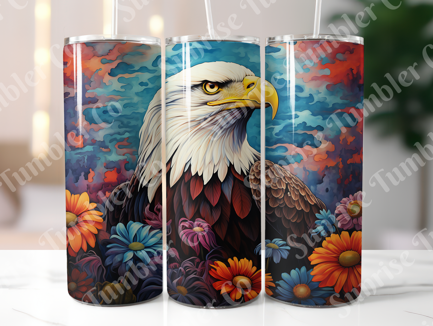 Eagle Variety - 20oz and 30oz Tumblers (Glow In The Dark Green And Blue Available)