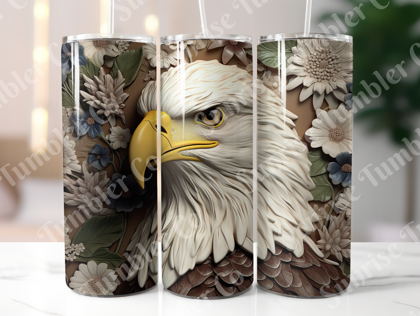 Eagle Variety - 20oz and 30oz Tumblers (Glow In The Dark Green And Blue Available)