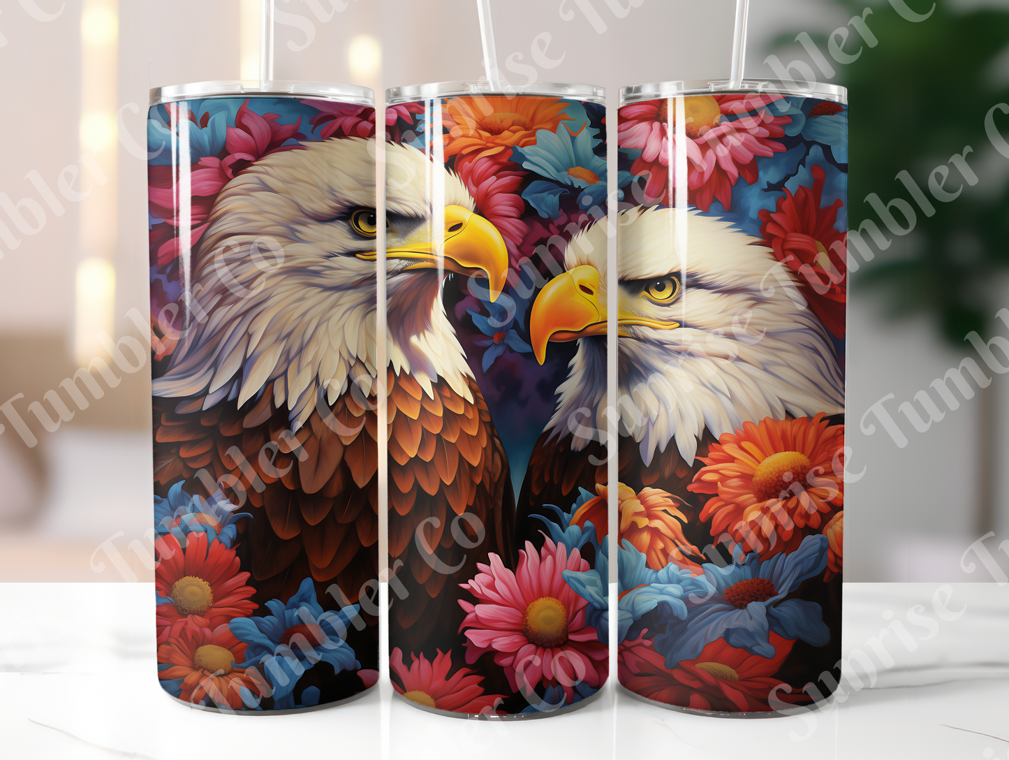 Eagle Variety - 20oz and 30oz Tumblers (Glow In The Dark Green And Blue Available)