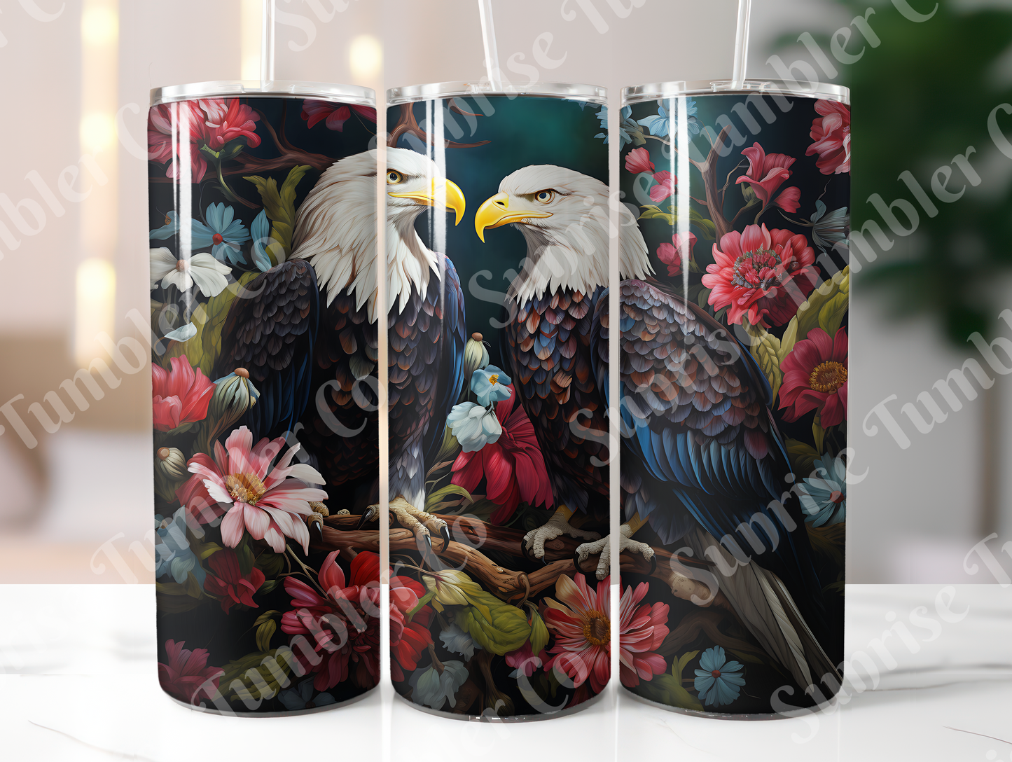 Eagle Variety - 20oz and 30oz Tumblers (Glow In The Dark Green And Blue Available)