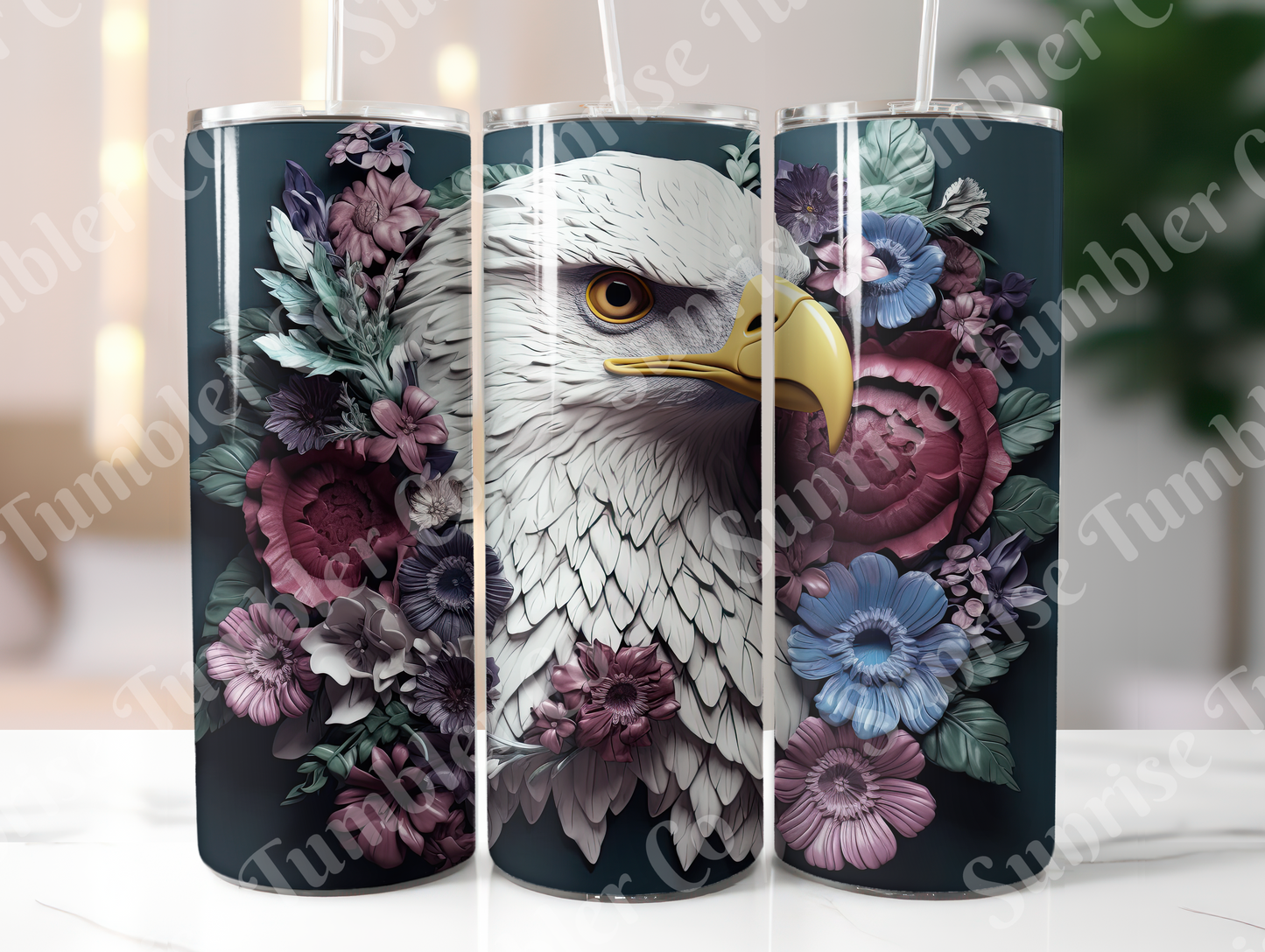 Eagle Variety - 20oz and 30oz Tumblers (Glow In The Dark Green And Blue Available)