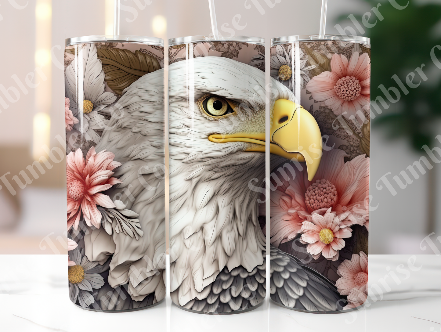 Eagle Variety - 20oz and 30oz Tumblers (Glow In The Dark Green And Blue Available)
