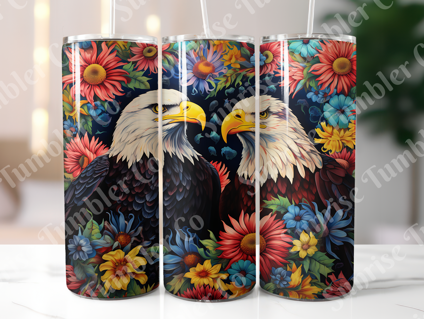 Eagle Variety - 20oz and 30oz Tumblers (Glow In The Dark Green And Blue Available)