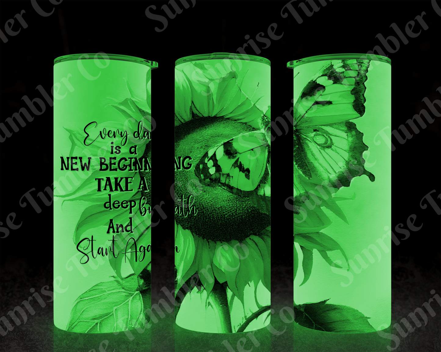 Positive and Inspirational Sayings Variety Part 3 - 20 oz and 30 oz Tumblers (Glow In The Dark Options Available)