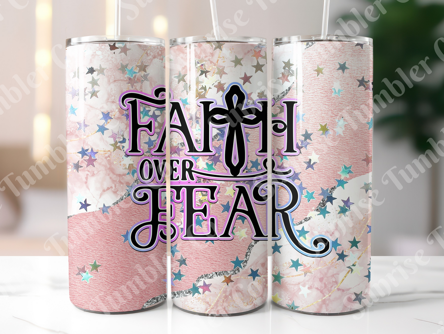 Faith Quotes Variety - 20 oz and 30 oz Tumblers (Glow In The Dark Options Available)