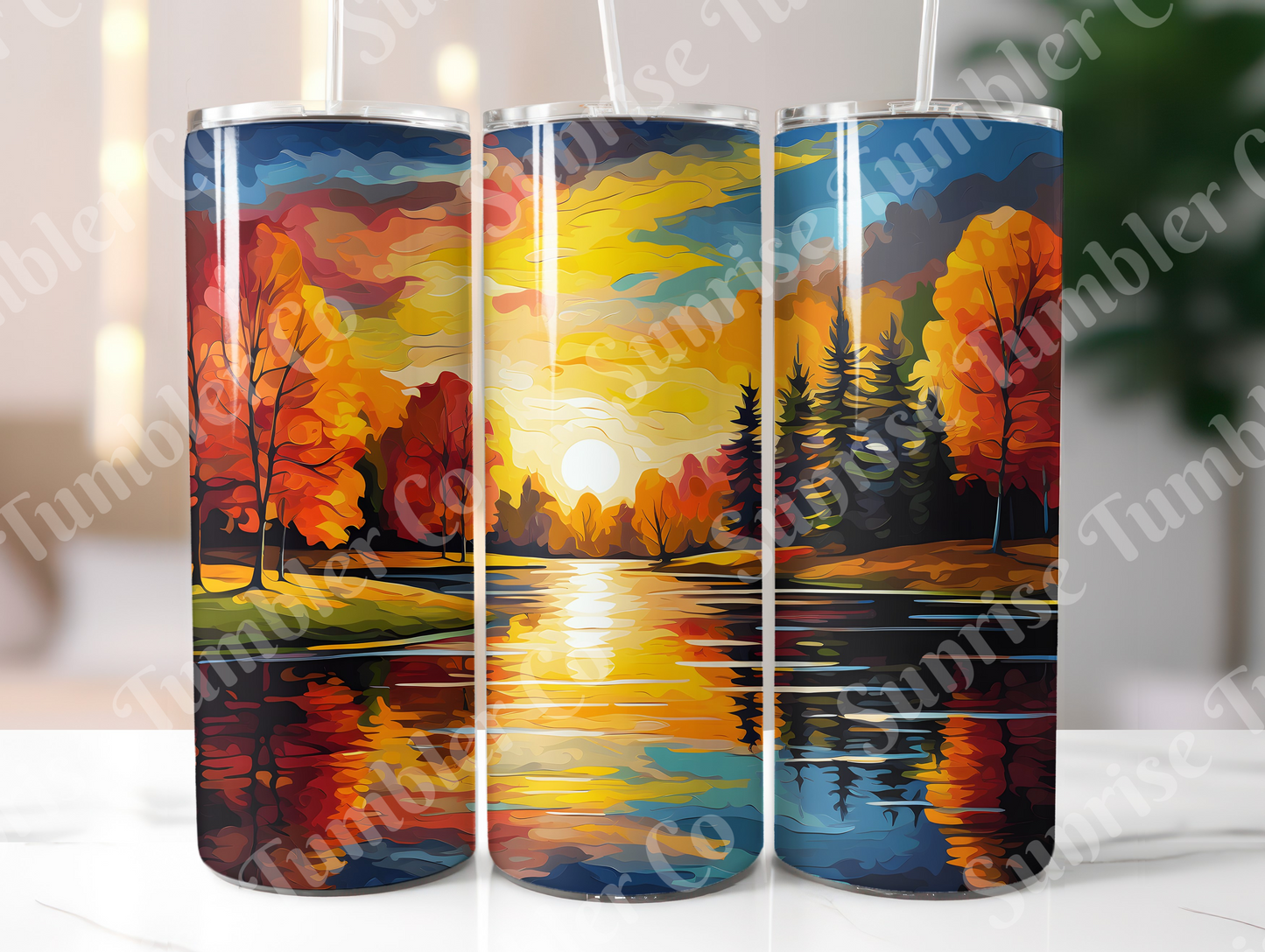 Sunsets Variety Part 1 - 20oz and 30oz Tumblers (Glow In The Dark Green And Blue Available)