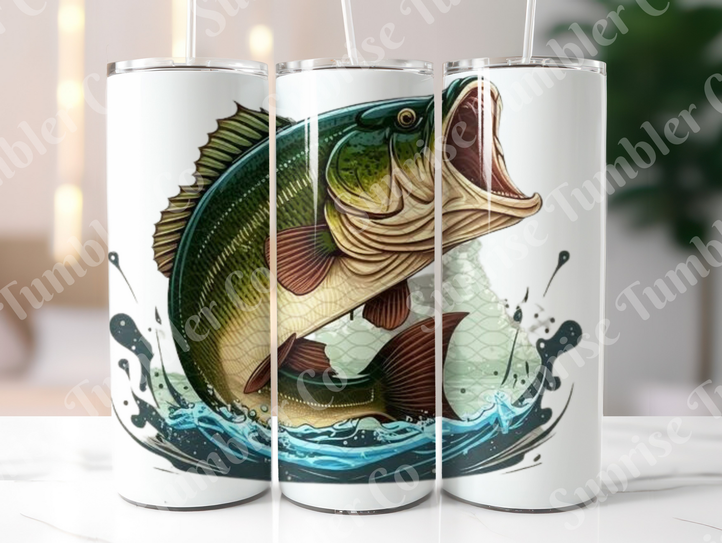 Fishing Variety Part 1 - 20oz and 30oz Tumblers (Glow In The Dark Green And Blue Available)