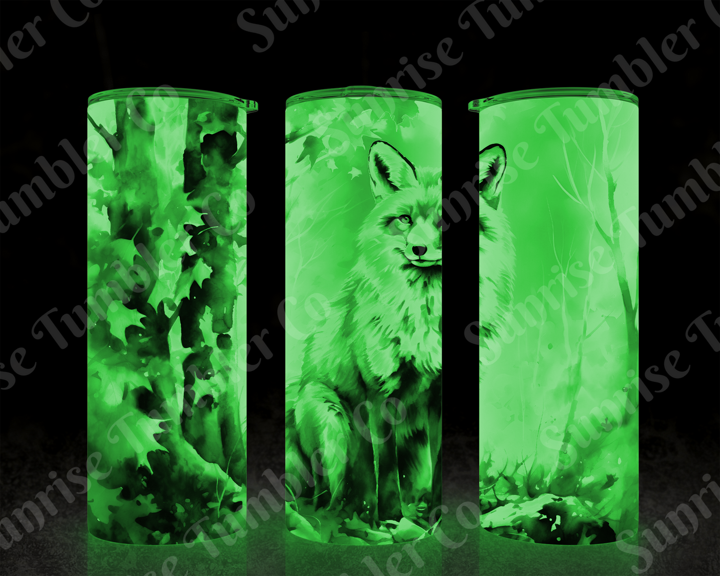 Fox Variety - 20 oz and 30 oz Tumbler (Glow In The Dark Option Available)