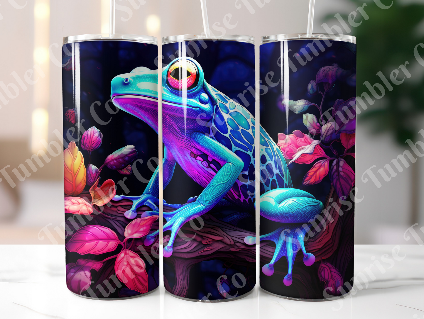 Frog Variety Part 1 - 20oz and 30oz Tumblers (Glow In The Dark Green And Blue Available)