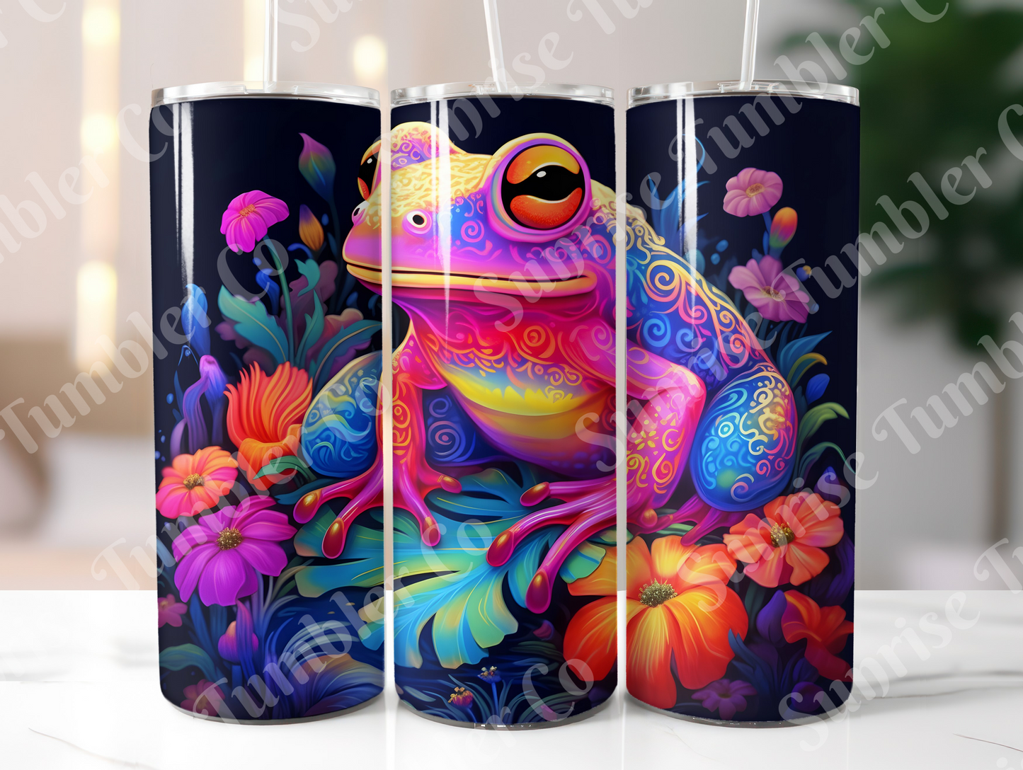 Frog Variety Part 1 - 20oz and 30oz Tumblers (Glow In The Dark Green And Blue Available)