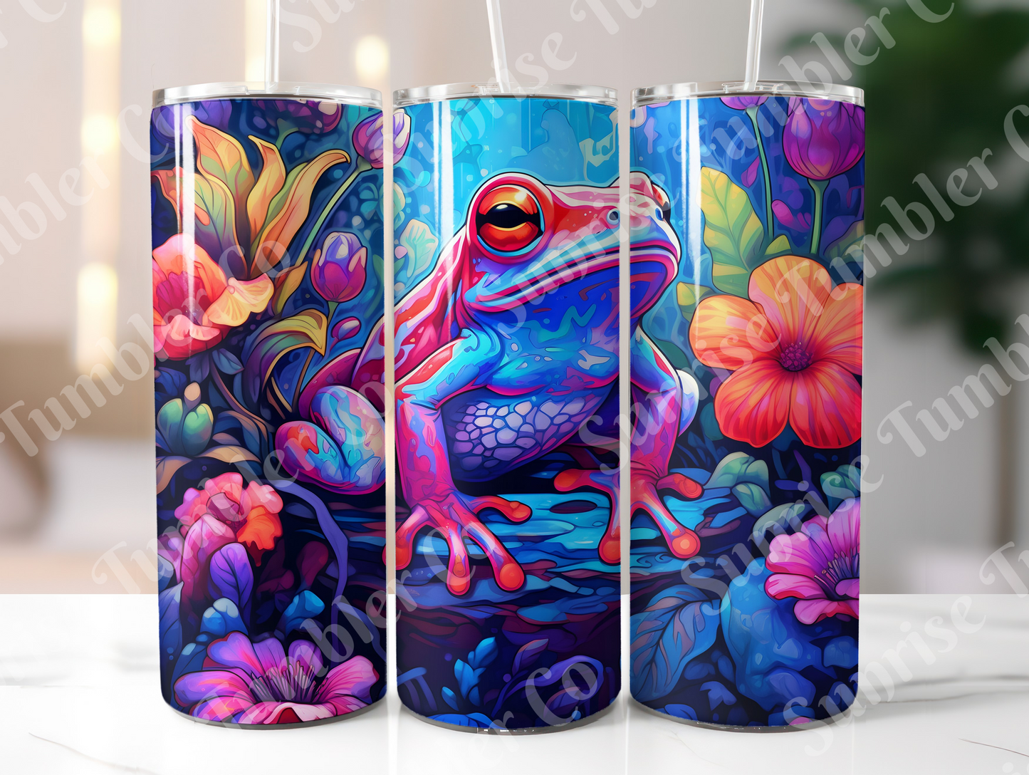 Frog Variety Part 1 - 20oz and 30oz Tumblers (Glow In The Dark Green And Blue Available)
