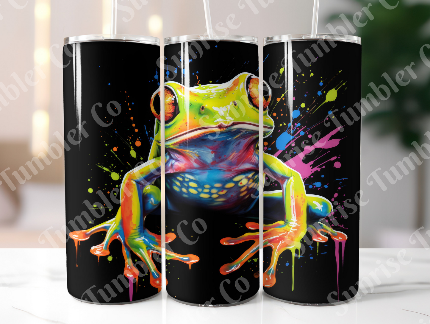 Frog Variety Part 1 - 20oz and 30oz Tumblers (Glow In The Dark Green And Blue Available)