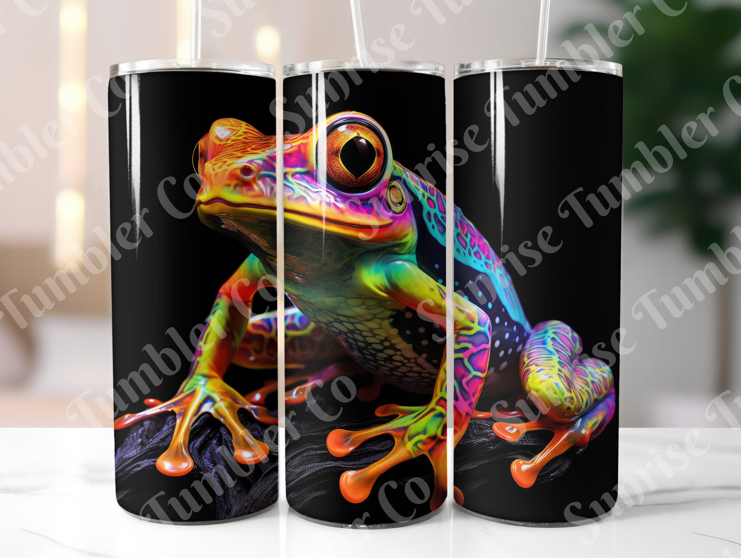 Frog Variety Part 1 - 20oz and 30oz Tumblers (Glow In The Dark Green And Blue Available)