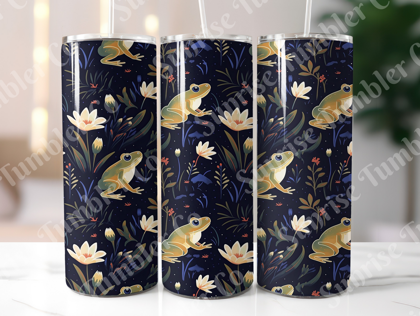 Frog Variety Part 2 - 20oz and 30oz Tumblers (Glow In The Dark Green And Blue Available)