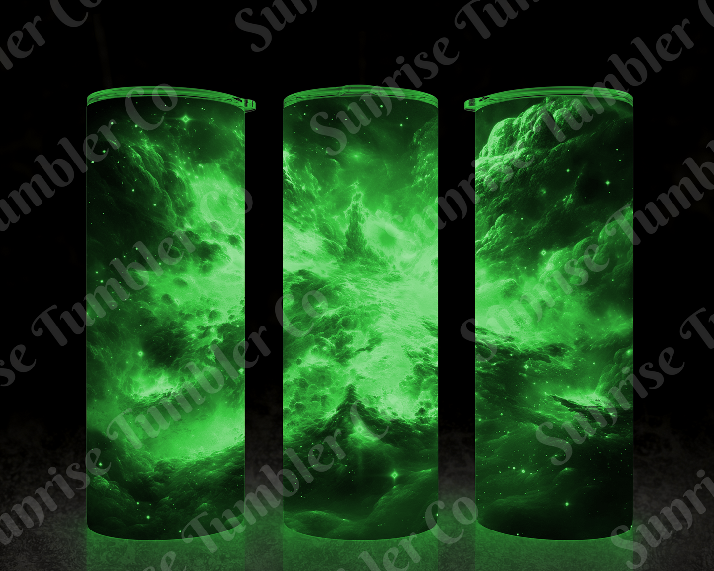 Galaxy and Northern Lights Variety - 20 oz and 30 oz Tumblers (Glow In The Dark Option Available)
