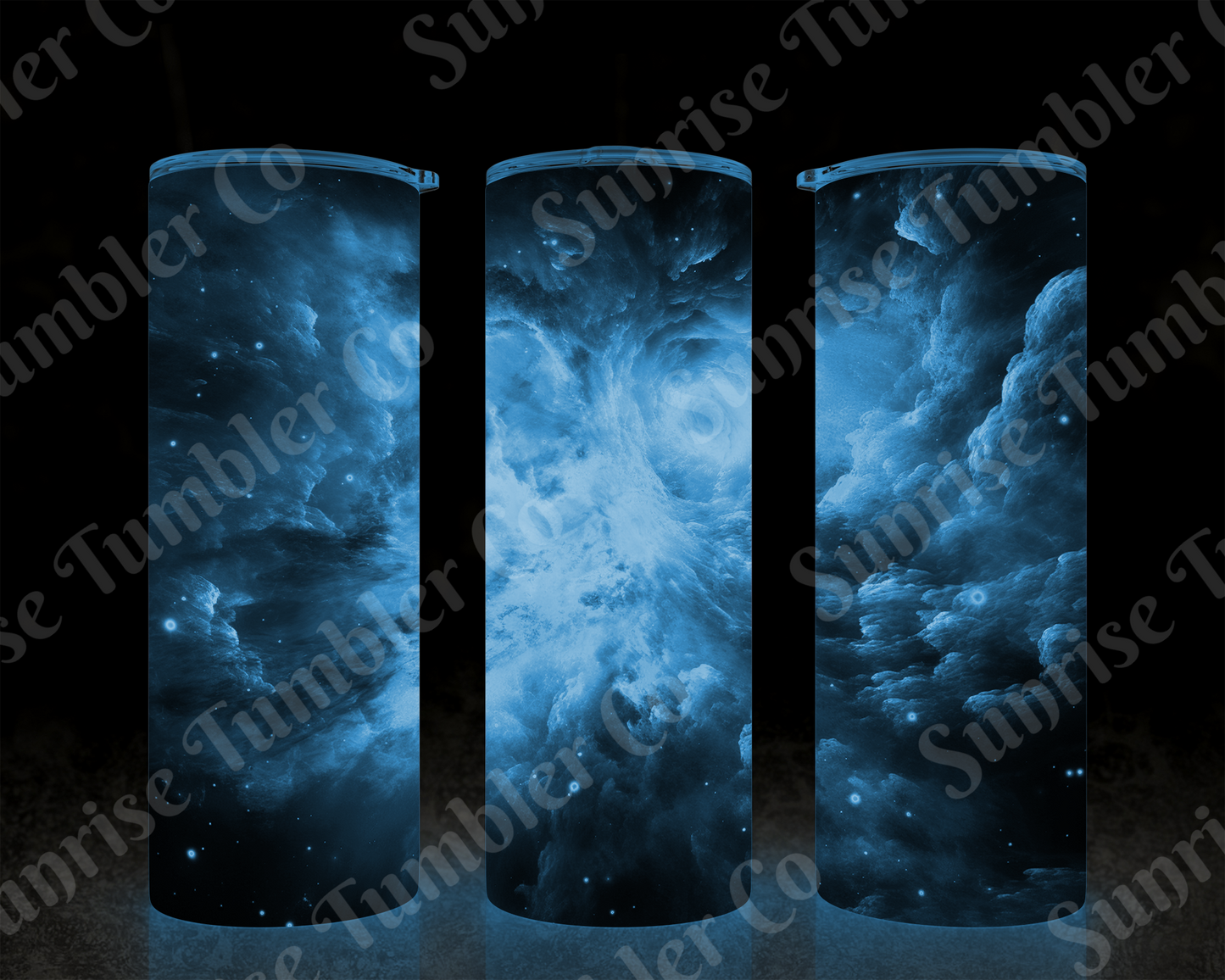 Galaxy and Northern Lights Variety - 20 oz and 30 oz Tumblers (Glow In The Dark Option Available)