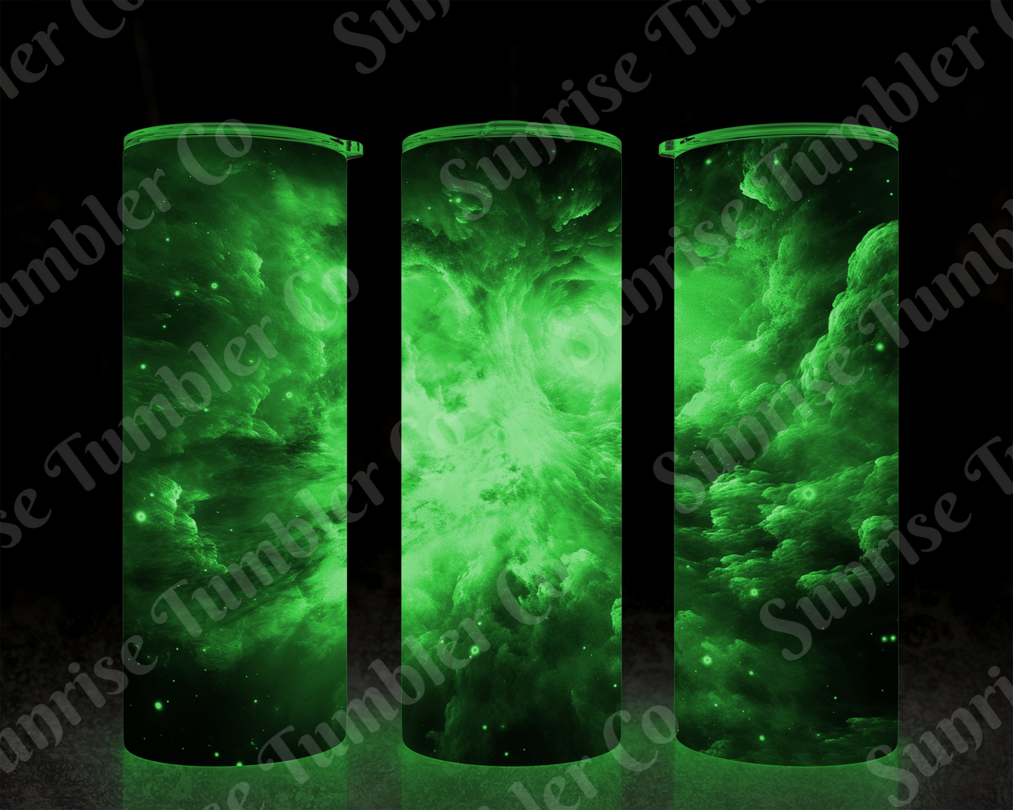 Galaxy and Northern Lights Variety - 20 oz and 30 oz Tumblers (Glow In The Dark Option Available)