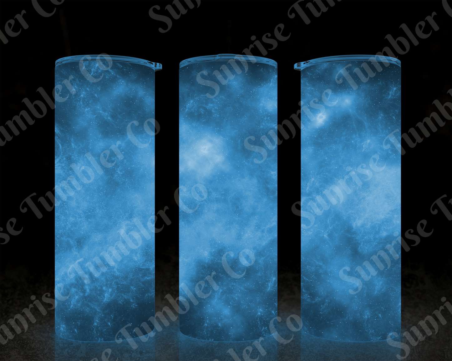 Galaxy and Northern Lights Variety - 20 oz and 30 oz Tumblers (Glow In The Dark Option Available)