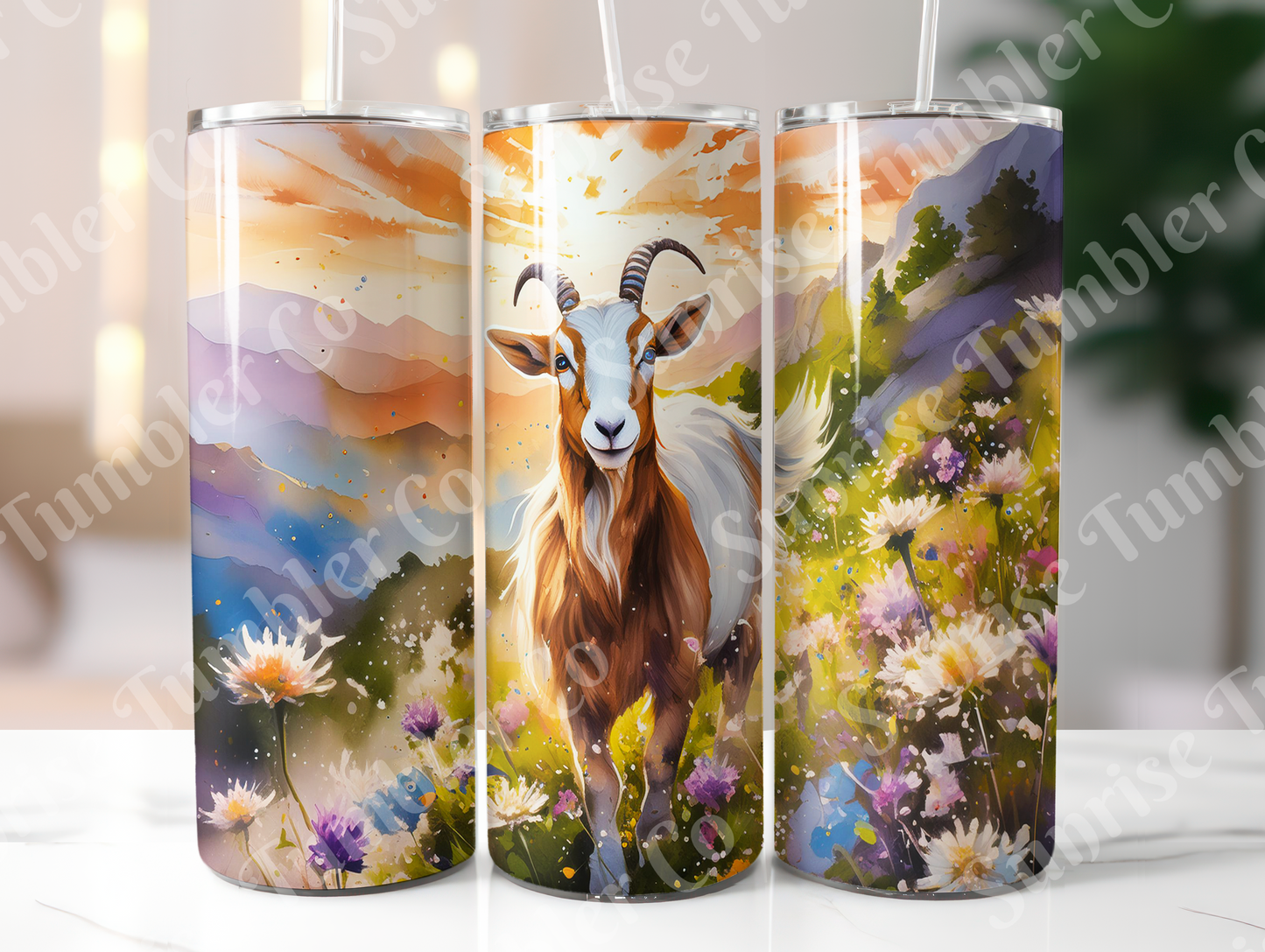 Goat Variety - 20oz and 30oz Tumblers (Glow In The Dark Green And Blue Available)