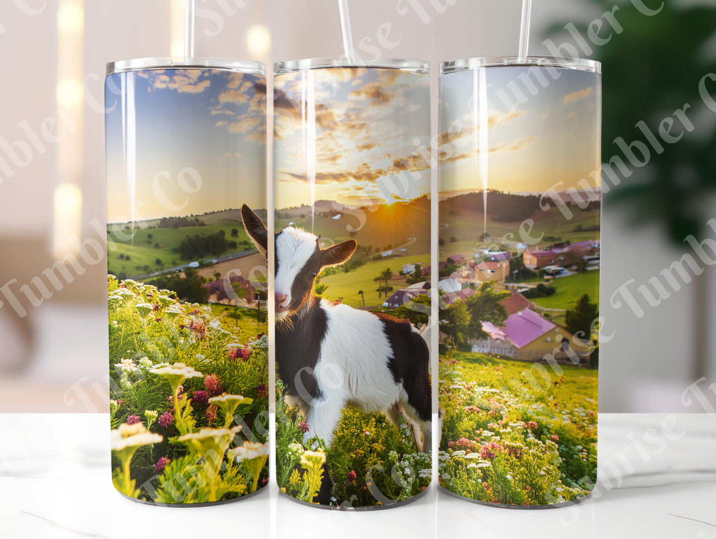 Goat Variety - 20oz and 30oz Tumblers (Glow In The Dark Green And Blue Available)