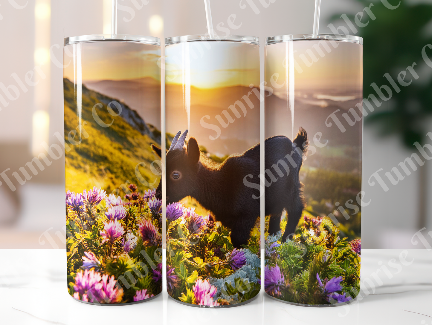 Goat Variety - 20oz and 30oz Tumblers (Glow In The Dark Green And Blue Available)