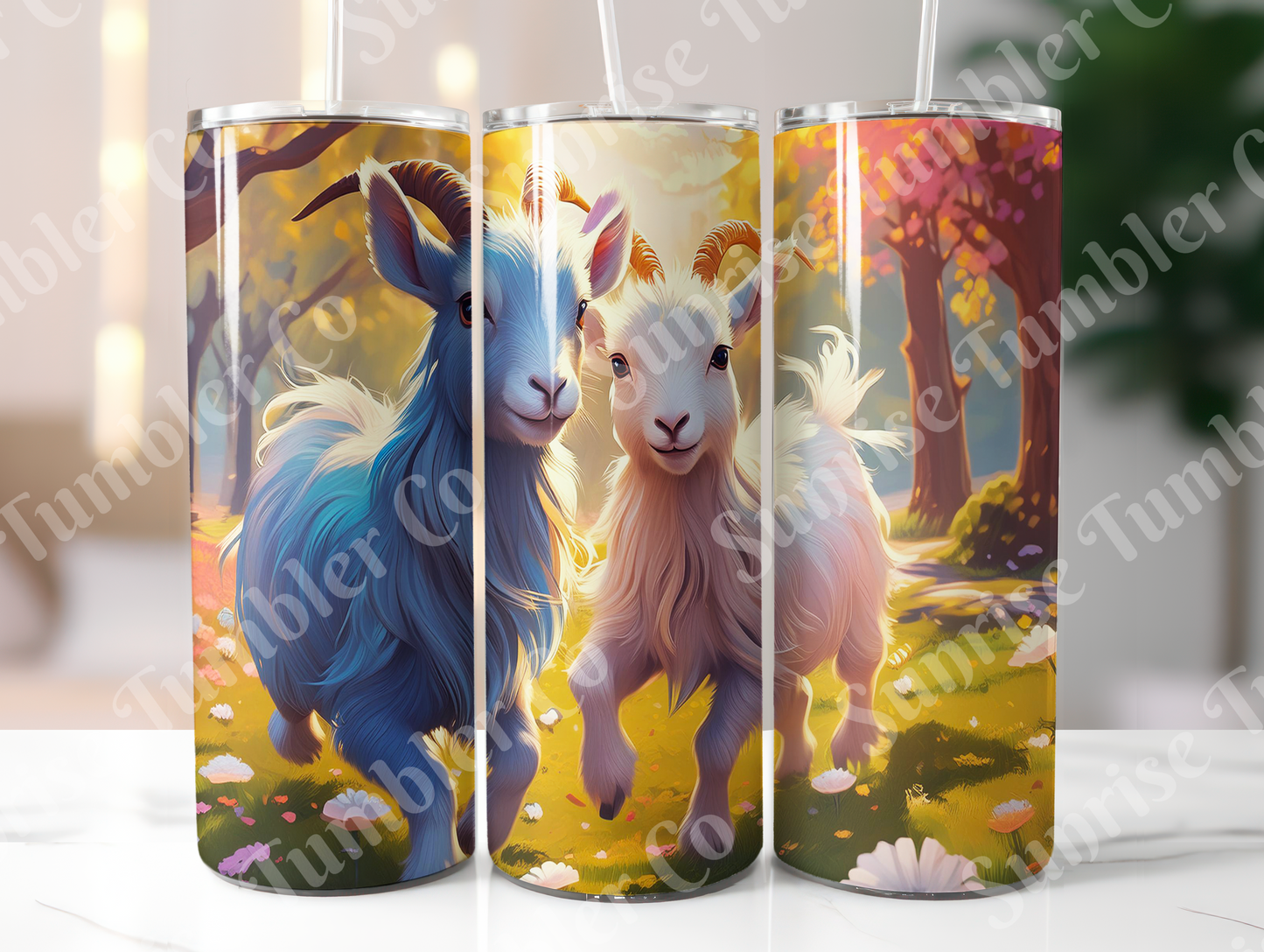 Goat Variety - 20oz and 30oz Tumblers (Glow In The Dark Green And Blue Available)