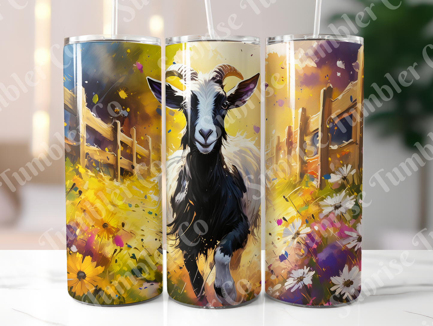Goat Variety - 20oz and 30oz Tumblers (Glow In The Dark Green And Blue Available)