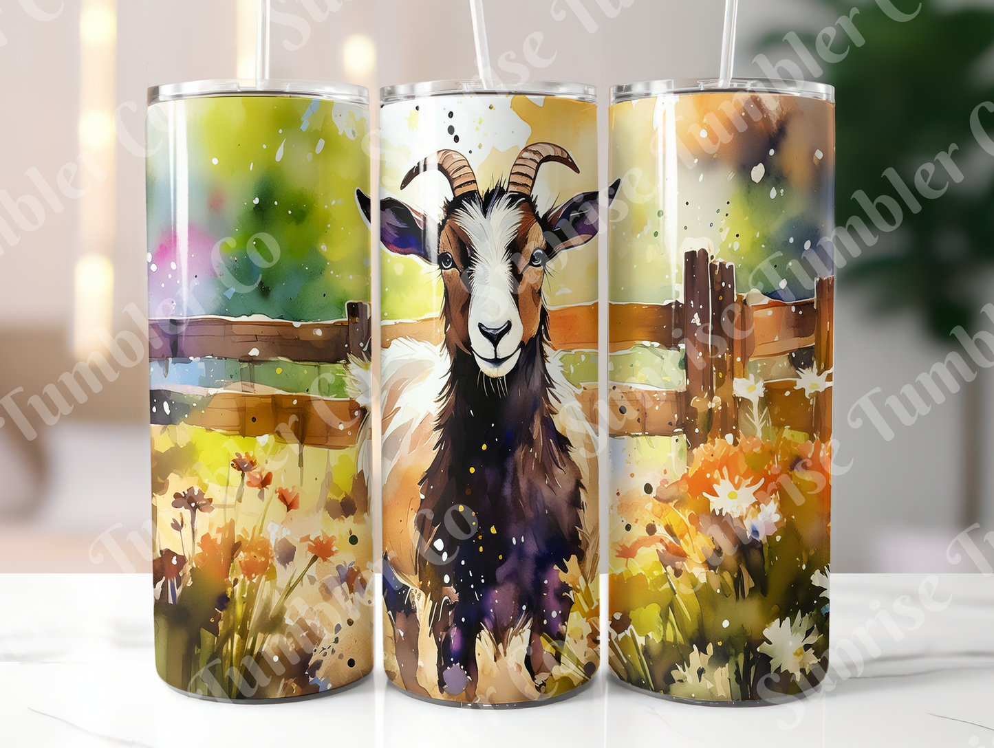 Goat Variety - 20oz and 30oz Tumblers (Glow In The Dark Green And Blue Available)