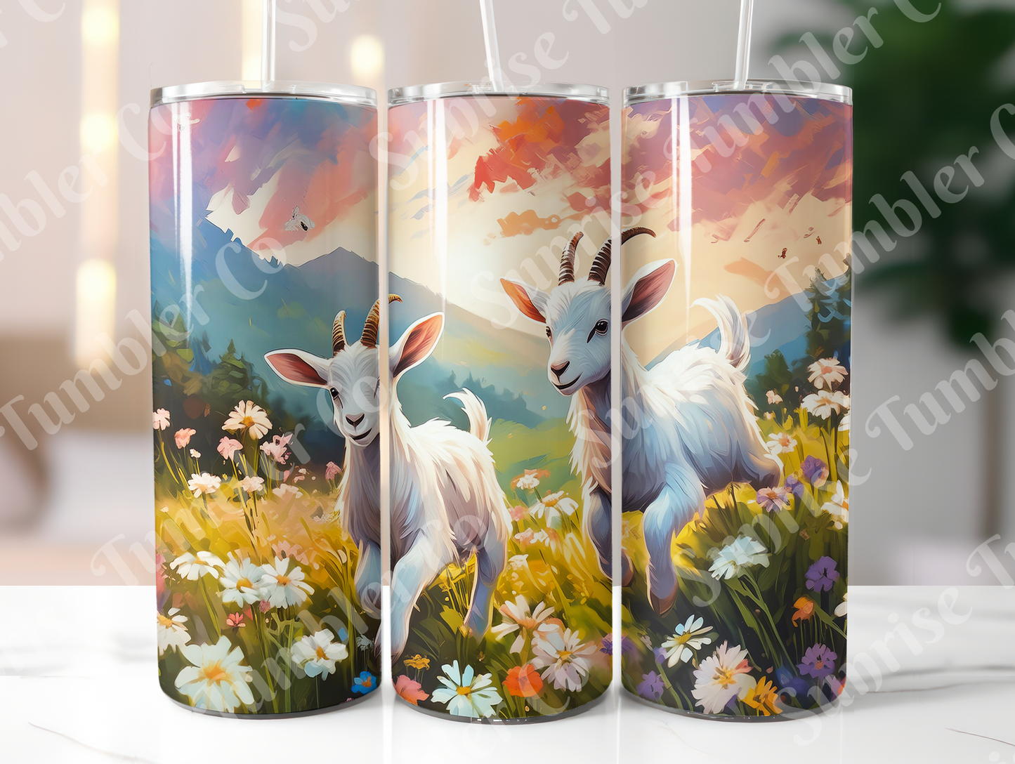 Goat Variety - 20oz and 30oz Tumblers (Glow In The Dark Green And Blue Available)