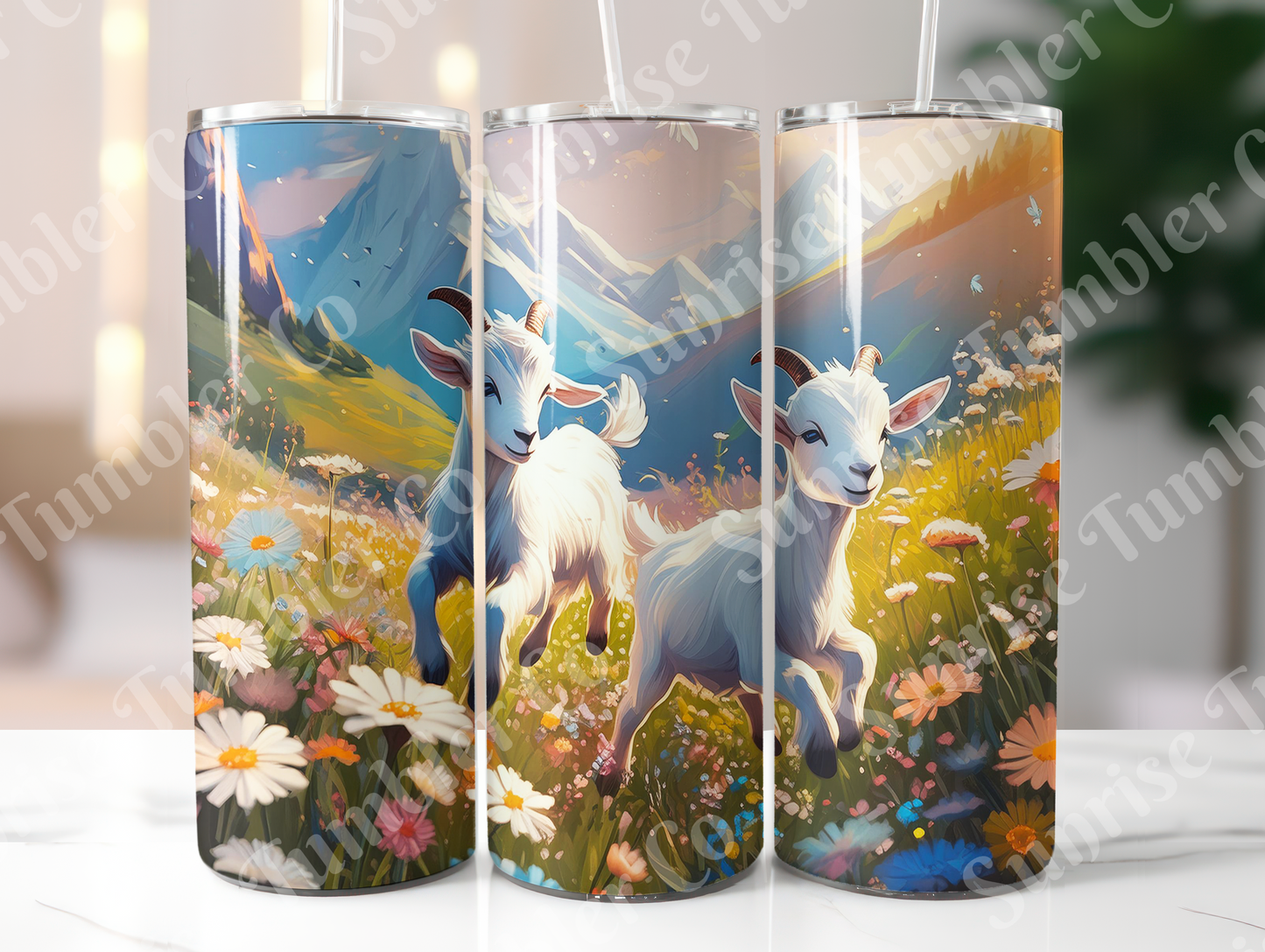 Goat Variety - 20oz and 30oz Tumblers (Glow In The Dark Green And Blue Available)