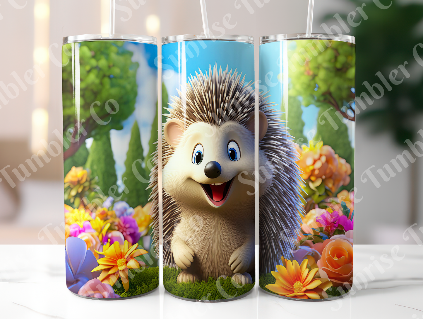 Hedgehog Variety - 20oz and 30oz Tumblers (Glow In The Dark Green And Blue Available)