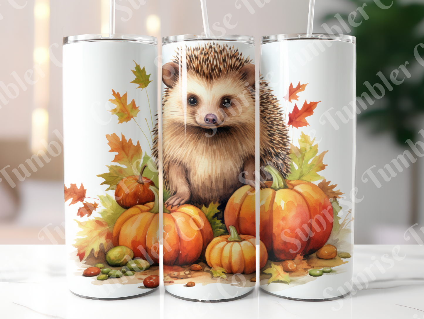 Hedgehog Variety - 20oz and 30oz Tumblers (Glow In The Dark Green And Blue Available)