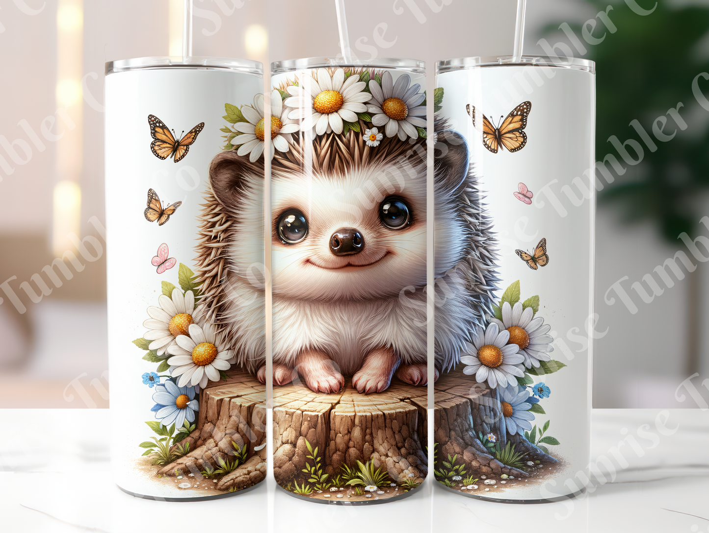Hedgehog Variety - 20oz and 30oz Tumblers (Glow In The Dark Green And Blue Available)