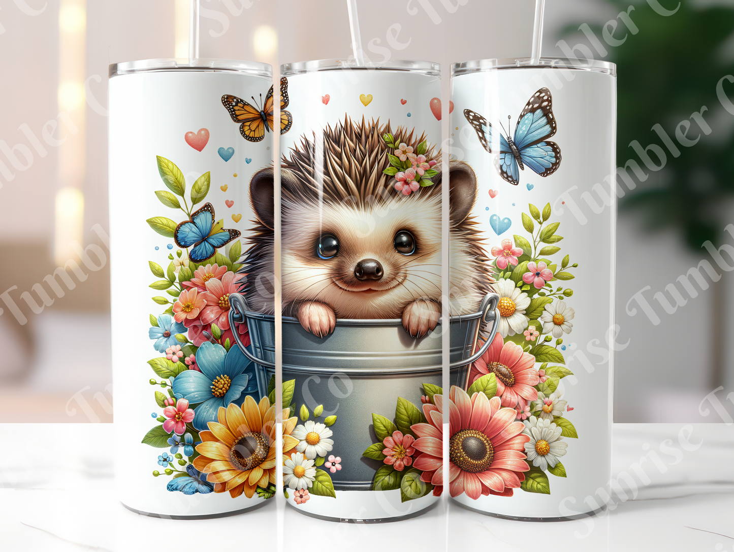 Hedgehog Variety - 20oz and 30oz Tumblers (Glow In The Dark Green And Blue Available)