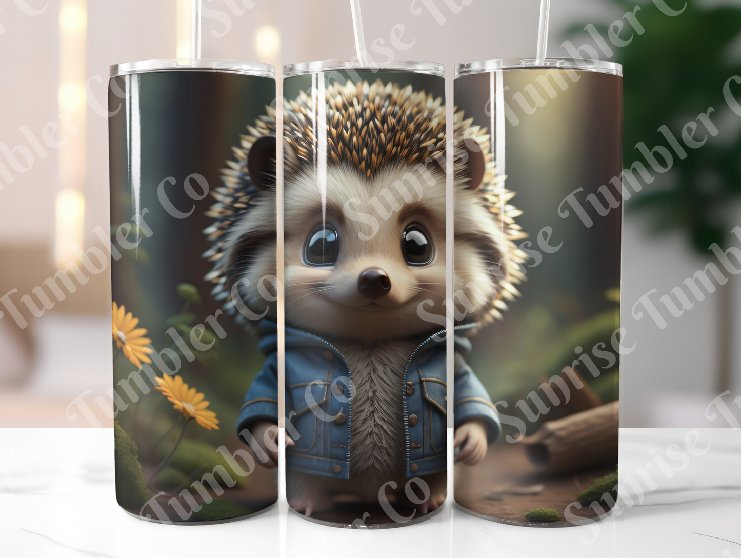 Hedgehog Variety - 20oz and 30oz Tumblers (Glow In The Dark Green And Blue Available)