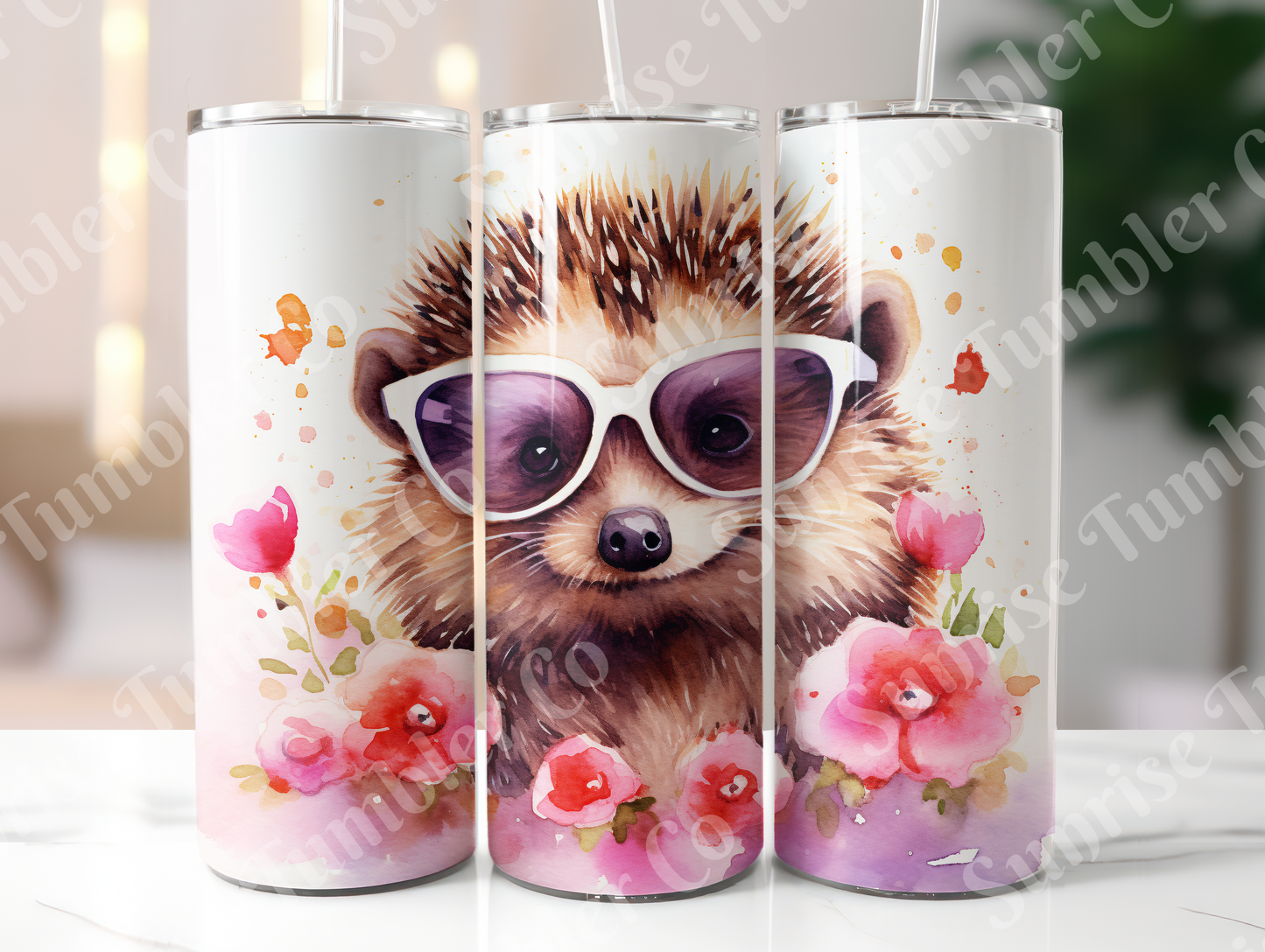 Hedgehog Variety - 20oz and 30oz Tumblers (Glow In The Dark Green And Blue Available)