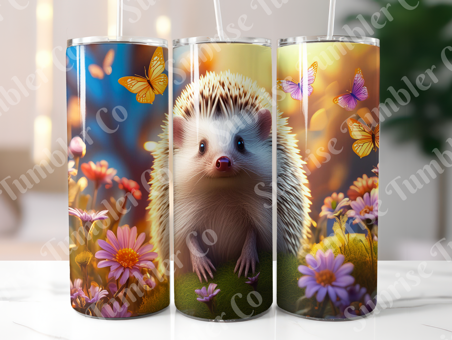 Hedgehog Variety - 20oz and 30oz Tumblers (Glow In The Dark Green And Blue Available)