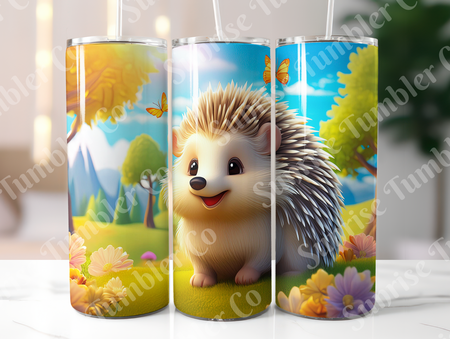 Hedgehog Variety - 20oz and 30oz Tumblers (Glow In The Dark Green And Blue Available)