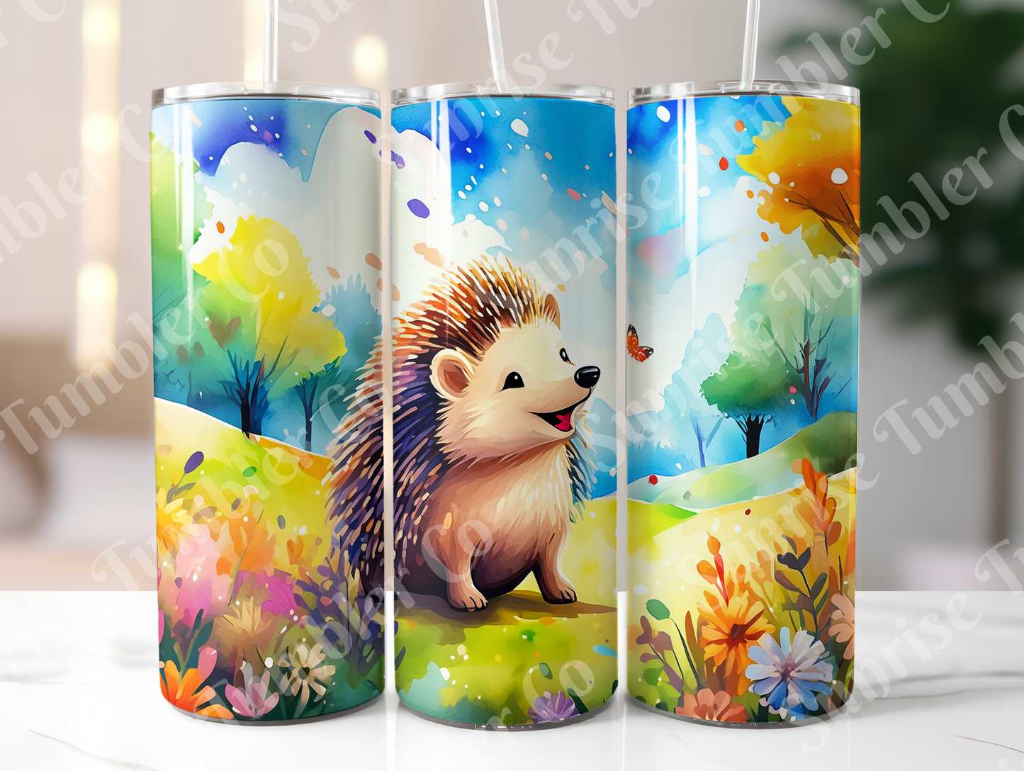 Hedgehog Variety - 20oz and 30oz Tumblers (Glow In The Dark Green And Blue Available)