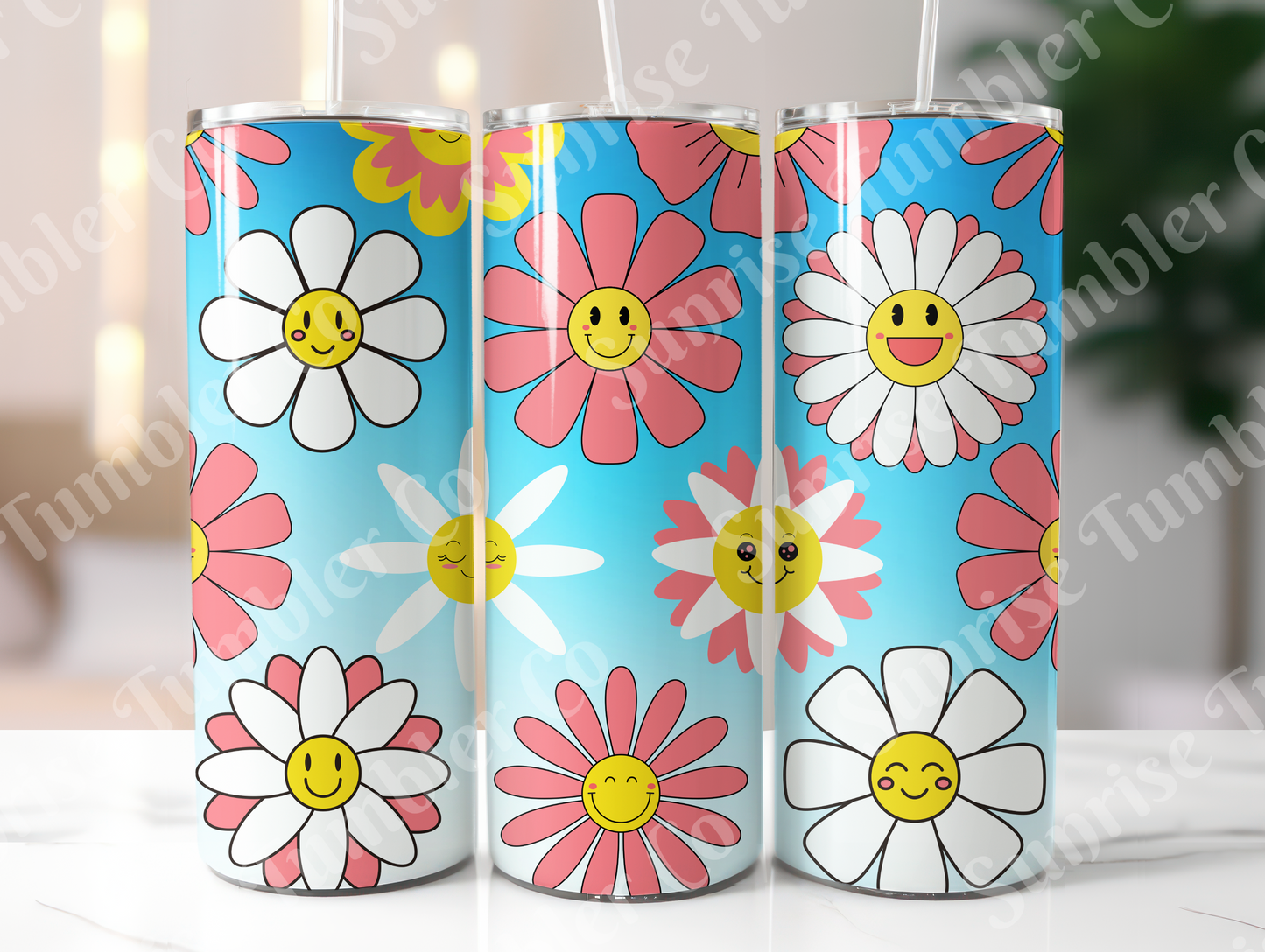 Hippie & Retro Art Variety Part 1 - 20oz and 30oz Tumblers (Glow In The Dark Green And Blue Available)