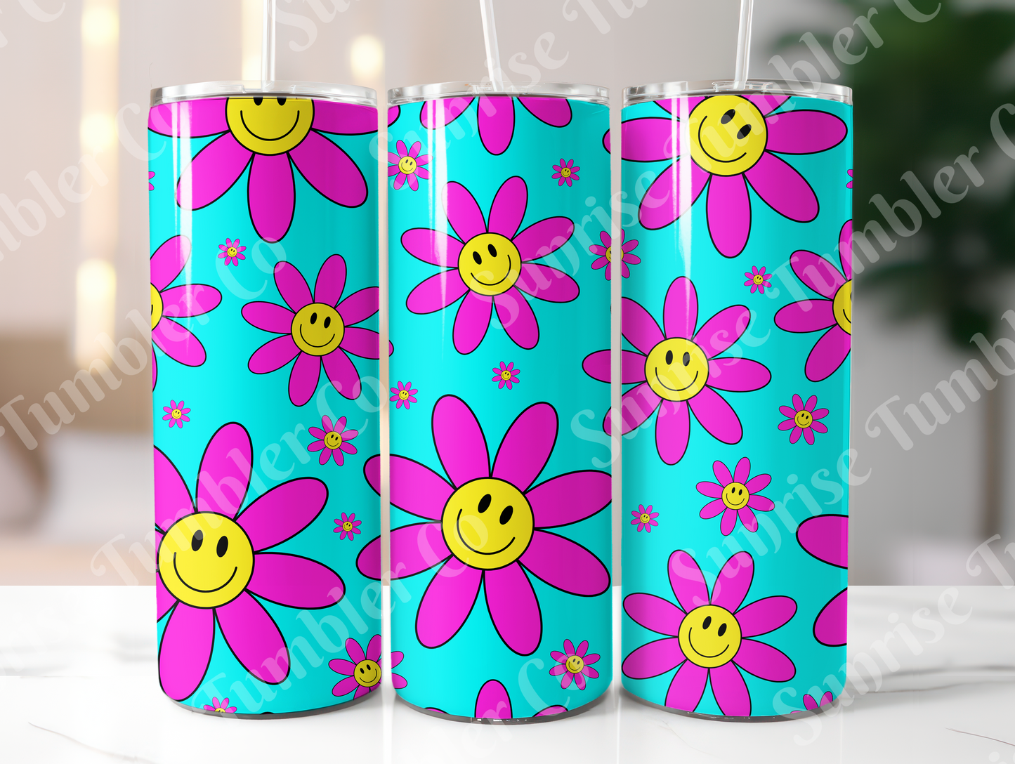Hippie & Retro Art Variety Part 1 - 20oz and 30oz Tumblers (Glow In The Dark Green And Blue Available)