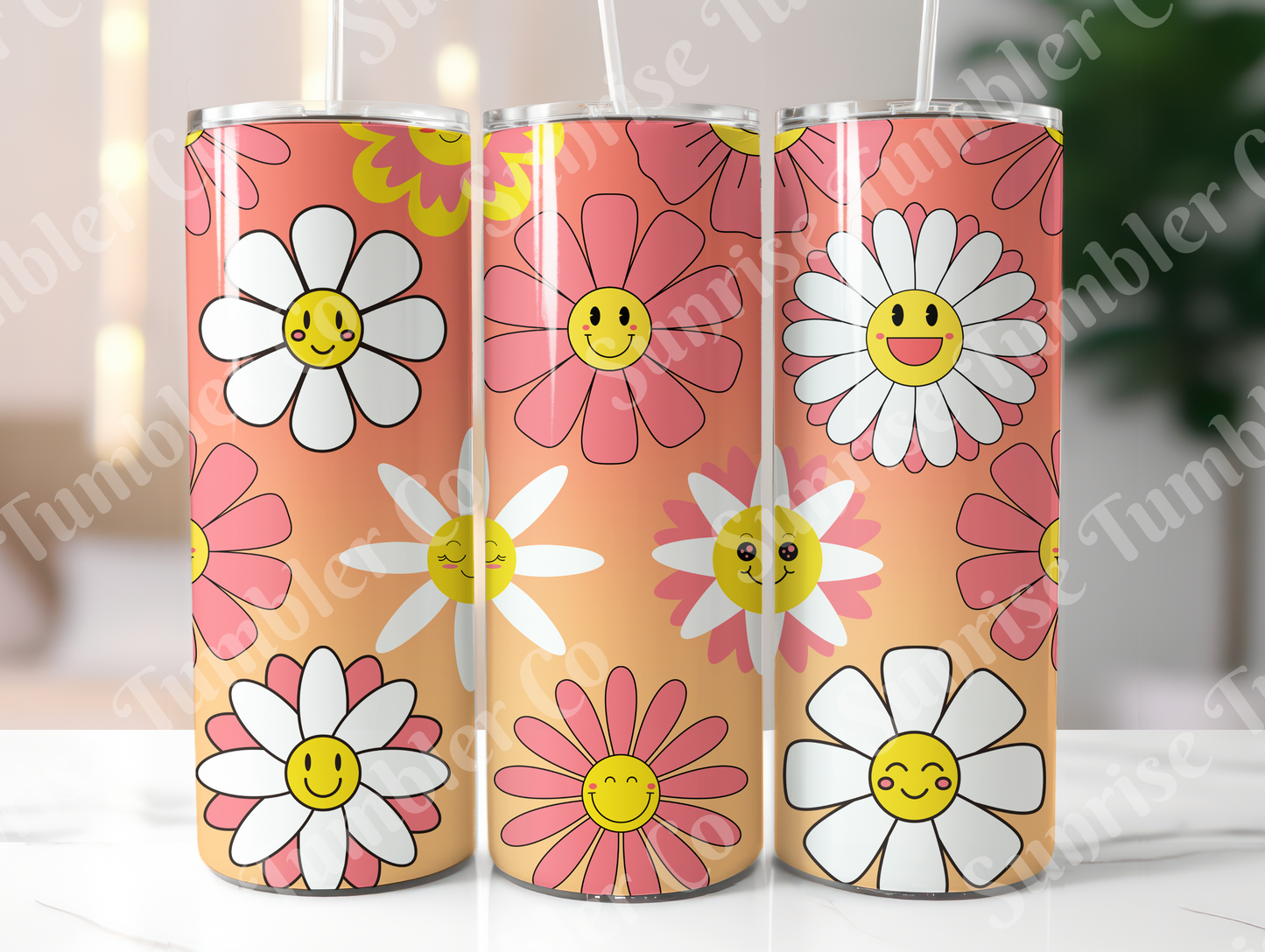 Hippie & Retro Art Variety Part 2 - 20oz and 30oz Tumblers (Glow In The Dark Green And Blue Available)