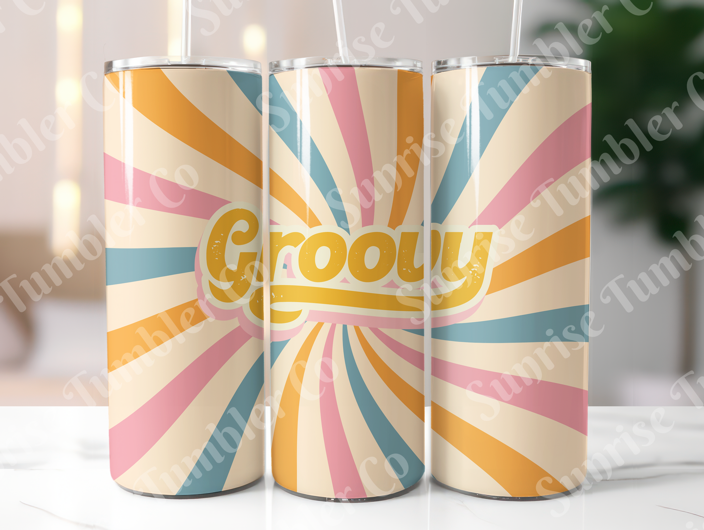 Hippie & Retro Art Variety Part 2 - 20oz and 30oz Tumblers (Glow In The Dark Green And Blue Available)