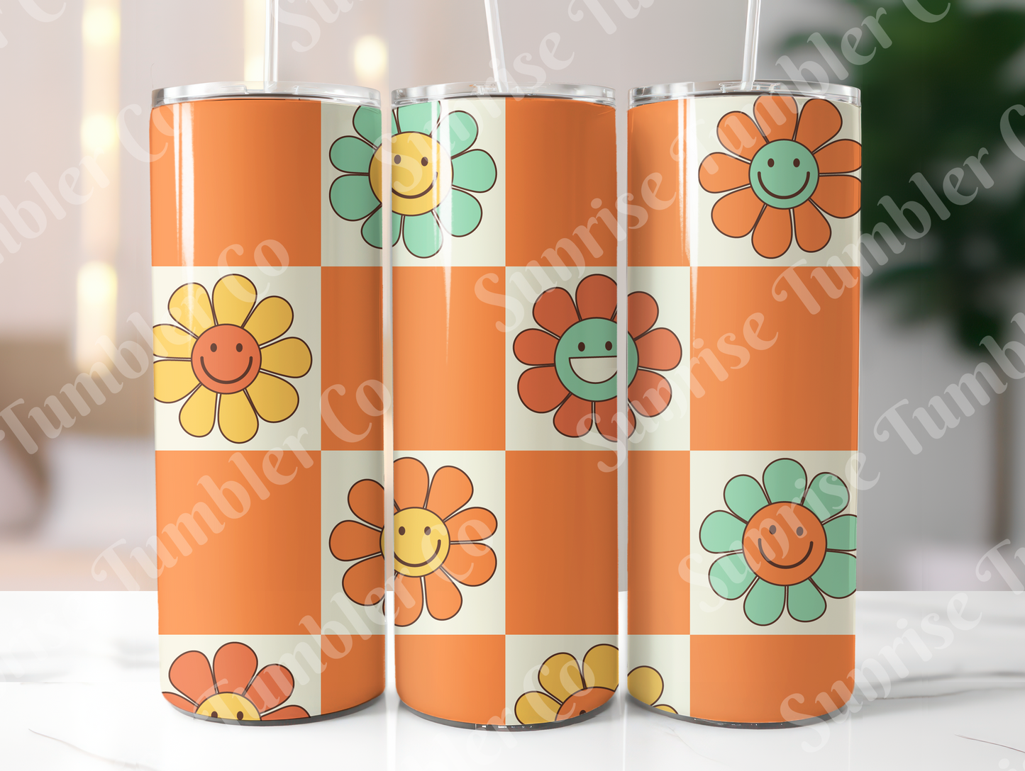 Hippie & Retro Art Variety Part 2 - 20oz and 30oz Tumblers (Glow In The Dark Green And Blue Available)