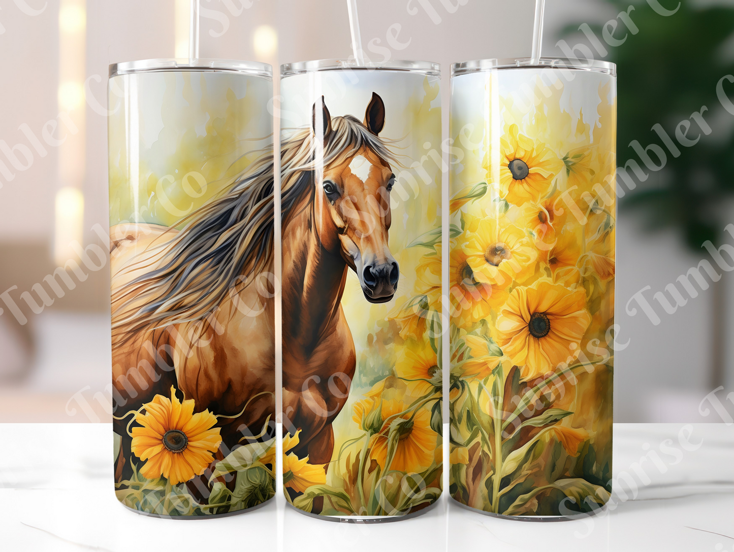 Horse Variety Part 4 - 20oz and 30oz Tumblers (Glow In The Dark Green And Blue Available)