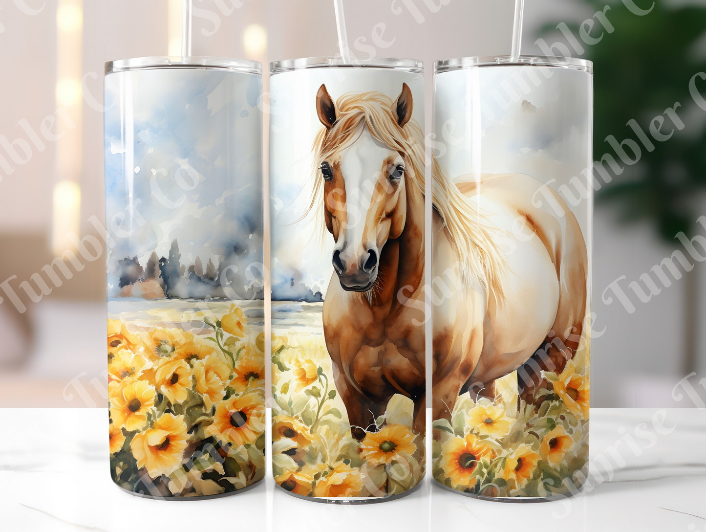 Horse Variety Part 4 - 20oz and 30oz Tumblers (Glow In The Dark Green And Blue Available)
