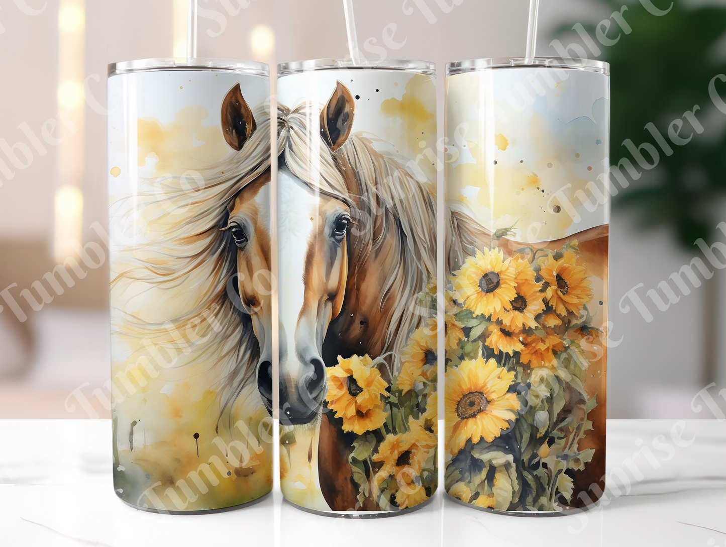 Horse Variety Part 4 - 20oz and 30oz Tumblers (Glow In The Dark Green And Blue Available)